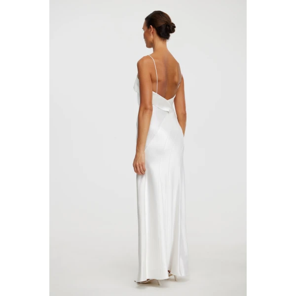 Acler Zetland Maxi Dress in Ivory, view 3