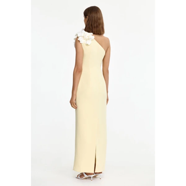 Acler Zofia Maxi Dress in Lemon Sorbet, view 3
