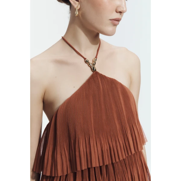 Aje Aven Pleated Top, view 3