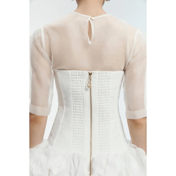 Aje Cloudscape Mini Dress, view 6