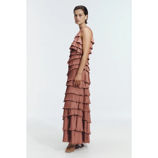 Aje Dew Pleated Maxi Dress, view 5