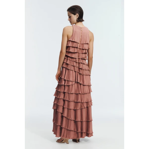 Aje Dew Pleated Maxi Dress, view 6