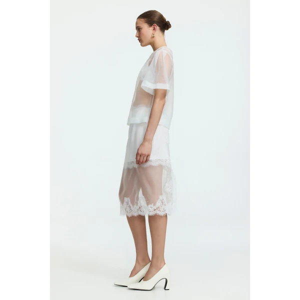Aje Hush Short Sleeve Top, view 5