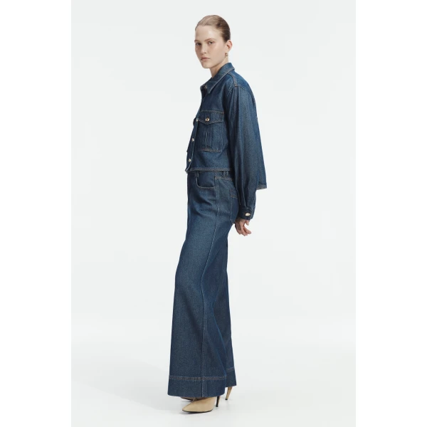 Aje Landon Denim Shirt, view 5