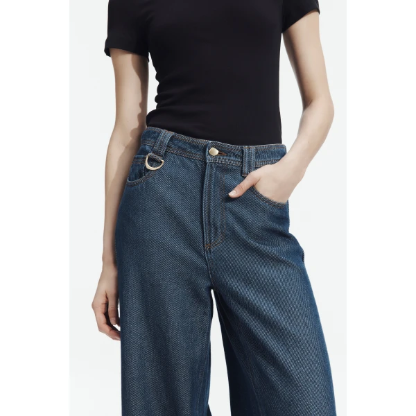 Aje Landon Wide Leg Jean, view 3