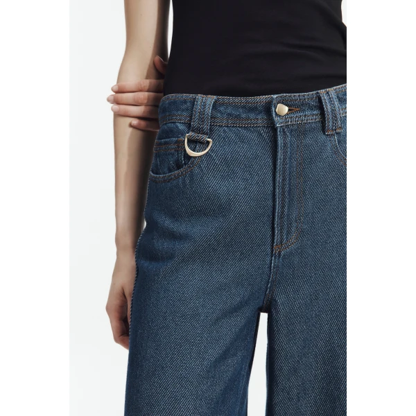 Aje Landon Wide Leg Jean, view 4