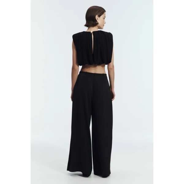 Aje Lunaria Ruched Jersey Top, view 6