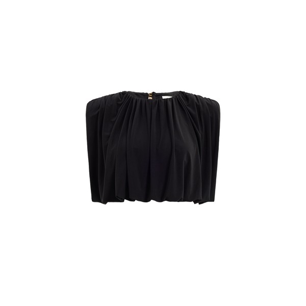 Aje Lunaria Ruched Jersey Top