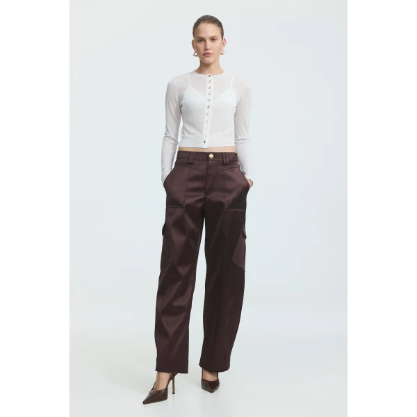 Aje Lynor Sheer Knit Cardigan, view 2