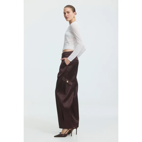 Aje Lynor Sheer Knit Cardigan, view 5