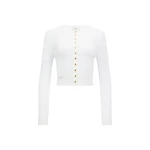 Aje Lynor Sheer Knit Cardigan