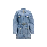 Aje Lyra Denim Mini Dress