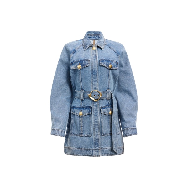 Aje Lyra Denim Mini Dress