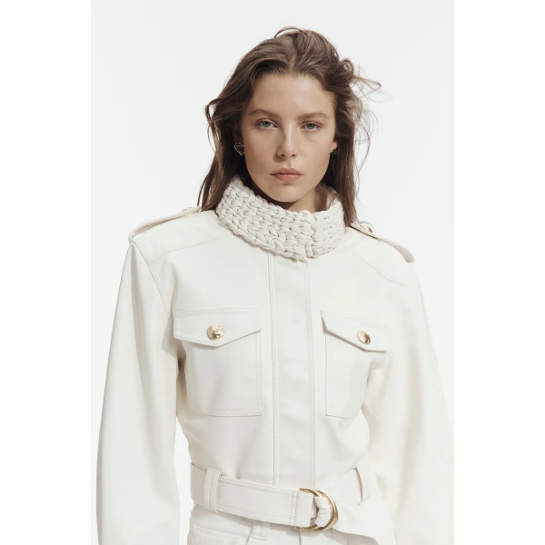Aje Mossan Cropped Jacket, view 3