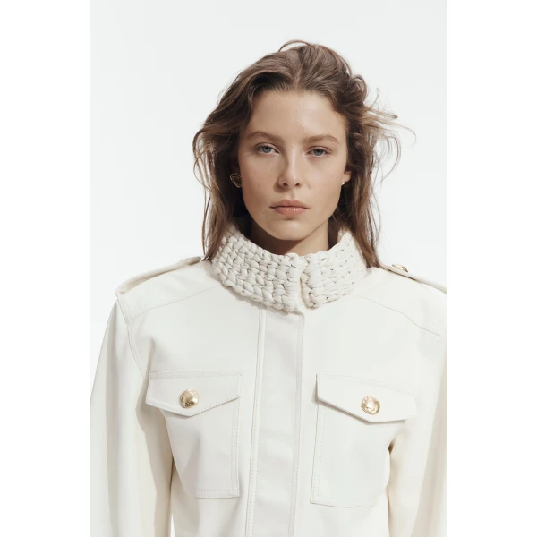 Aje Mossan Cropped Jacket, view 4