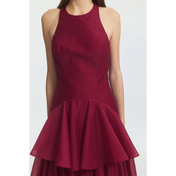 Aje Radiate Pleated Gown, view 5