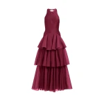 Aje Radiate Pleated Gown