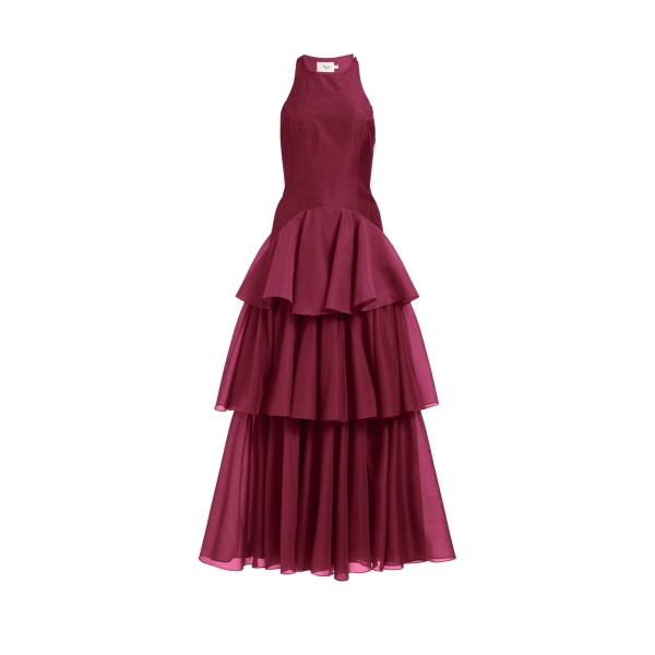 Aje Radiate Pleated Gown