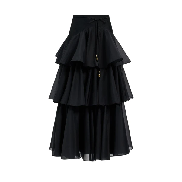 Aje Radiate Pleated Maxi Skirt