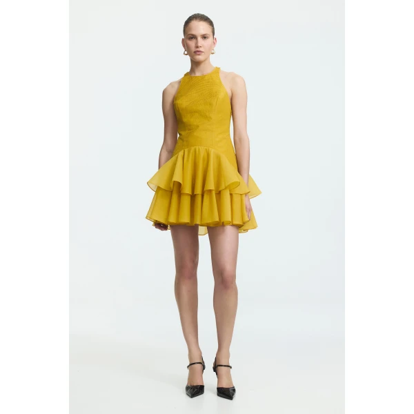 Aje Radiate Pleated Mini Dress, view 2