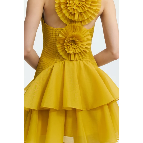 Aje Radiate Pleated Mini Dress, view 4