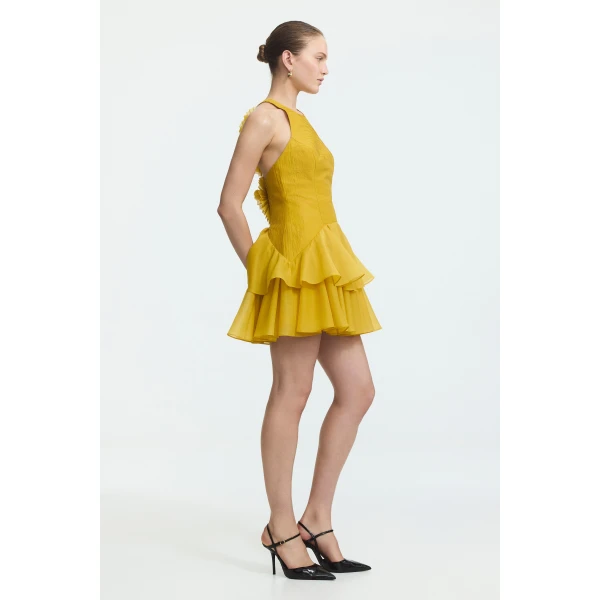 Aje Radiate Pleated Mini Dress, view 5