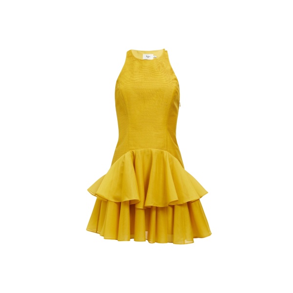 Aje Radiate Pleated Mini Dress