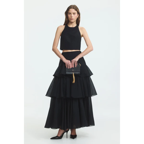 Aje Radiate Pleated Top, view 4