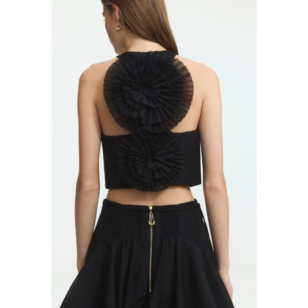 Aje Radiate Pleated Top, view 5