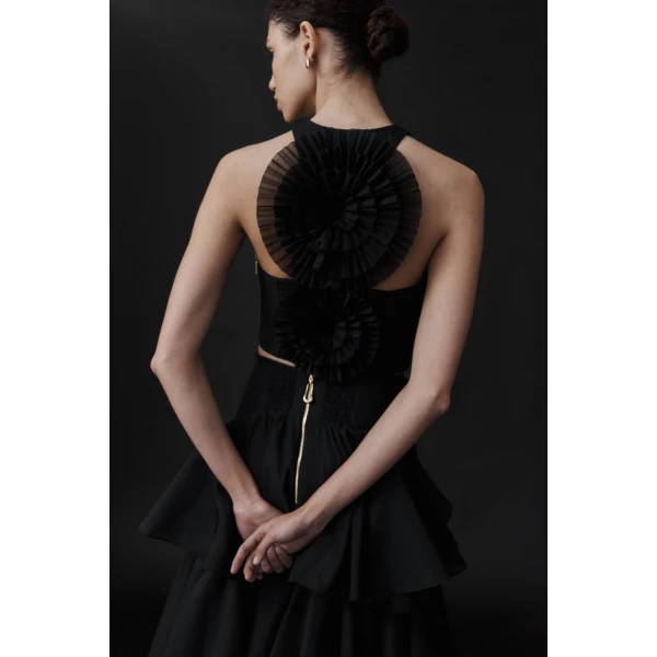Aje Radiate Pleated Top, view 6