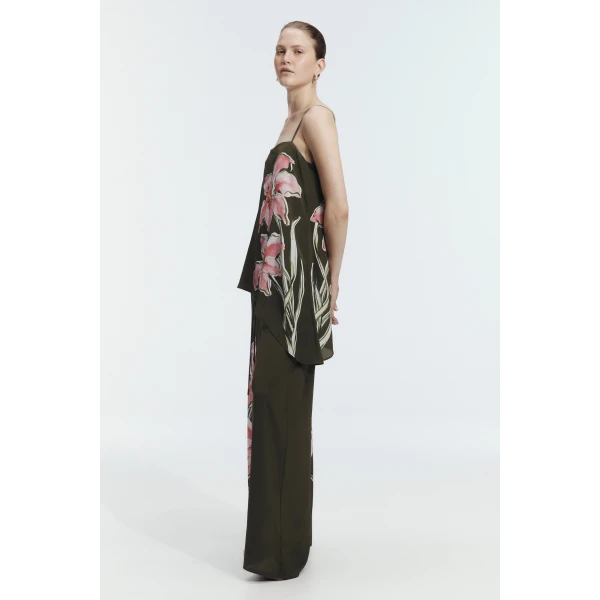 Aje Rhea Silk Cami, view 5