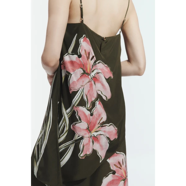 Aje Rhea Silk Cami, view 6