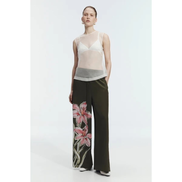 Aje Rhea Silk Pant, view 2