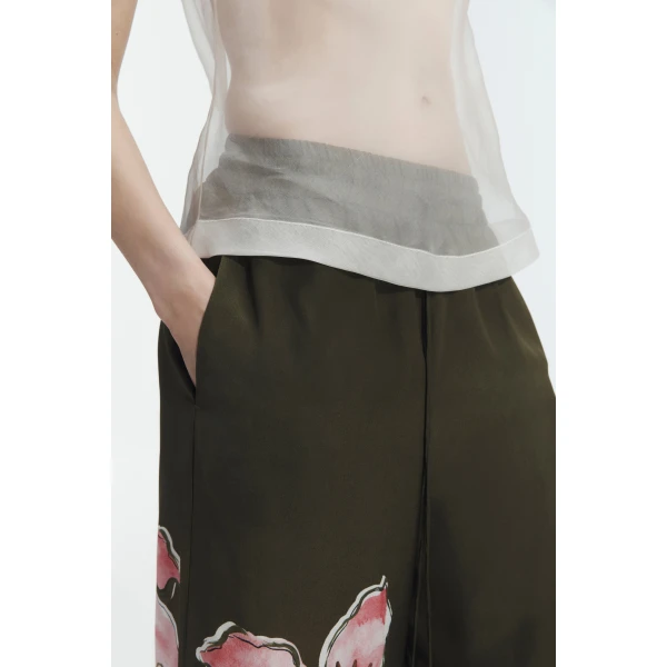 Aje Rhea Silk Pant, view 4