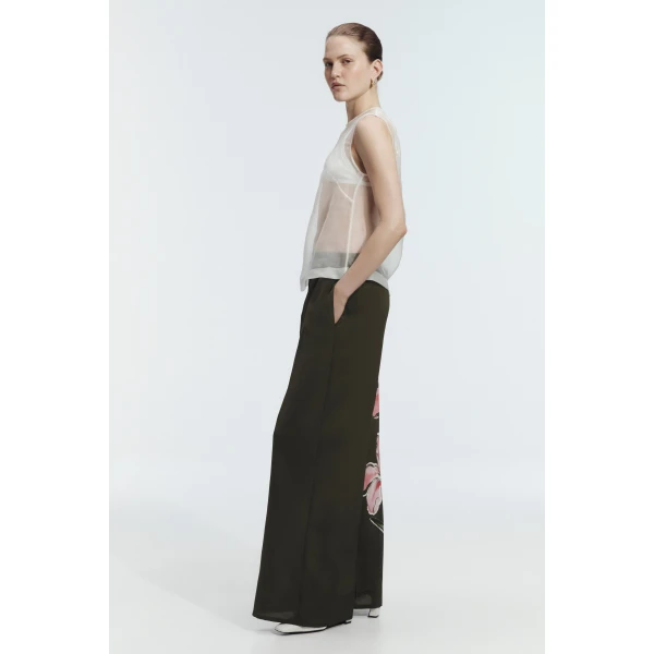 Aje Rhea Silk Pant, view 5
