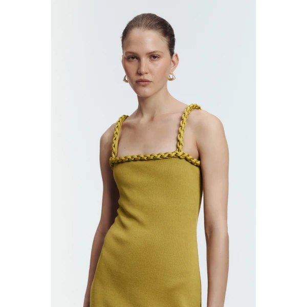 Aje Ribiona Knit Midi Dress, view 3