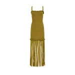 Aje Ribiona Knit Midi Dress
