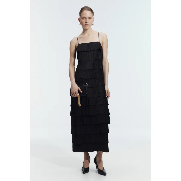 Aje Shade Pleated Midi Dress, view 2