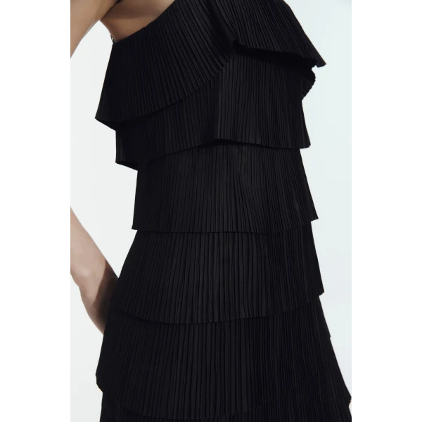 Aje Shade Pleated Midi Dress, view 4