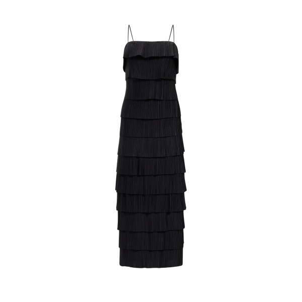 Aje Shade Pleated Midi Dress