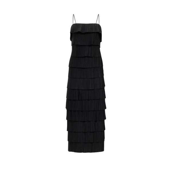 Aje Shade Pleated Midi Dress