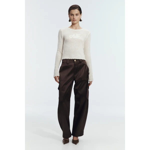 Aje Uma Long Sleeve Knit Tee, view 2