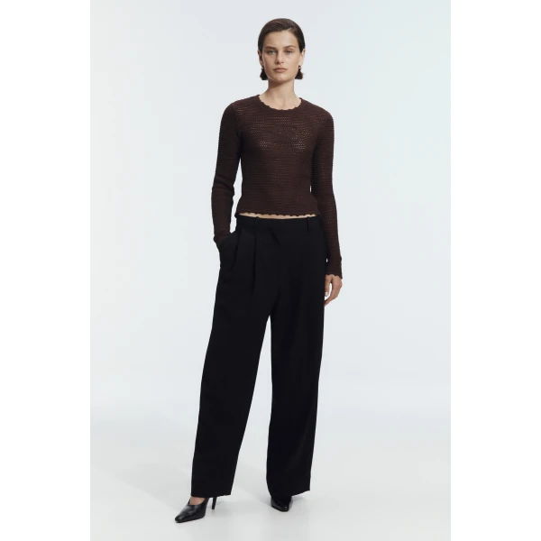 Aje Uma Long Sleeve Knit Tee, view 2
