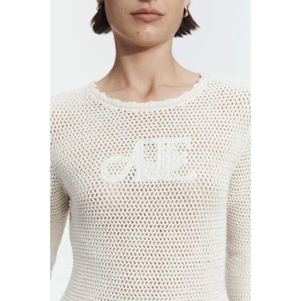 Aje Uma Long Sleeve Knit Tee, view 4
