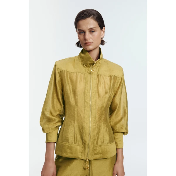 Aje Verdi Bomber Jacket, view 3