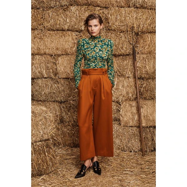 Alemais Clem Ruched Top, view 2