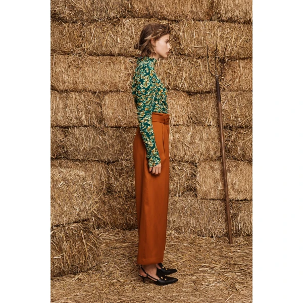 Alemais Clem Ruched Top, view 3