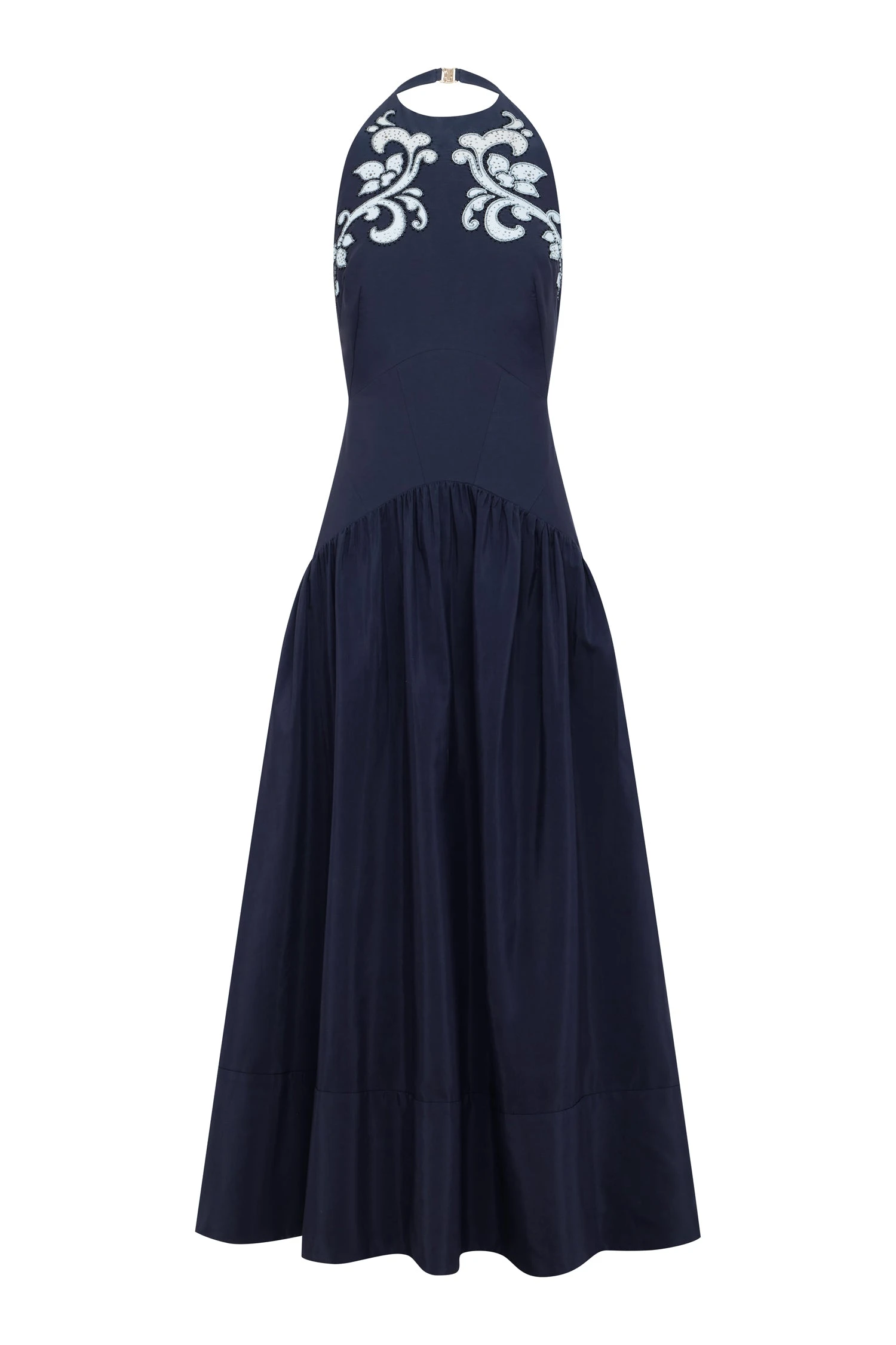Dillon Applique Halter Gown by Alemais - Dresses Alemais Dillon Applique Halter Gown