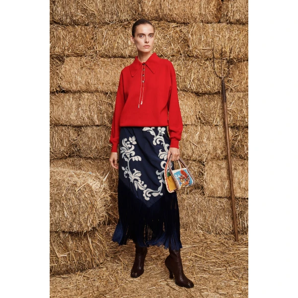 Alemais Dillon Applique Skirt, view 2