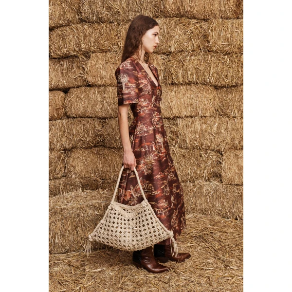 Alemais Ezra Midi Dress, view 3